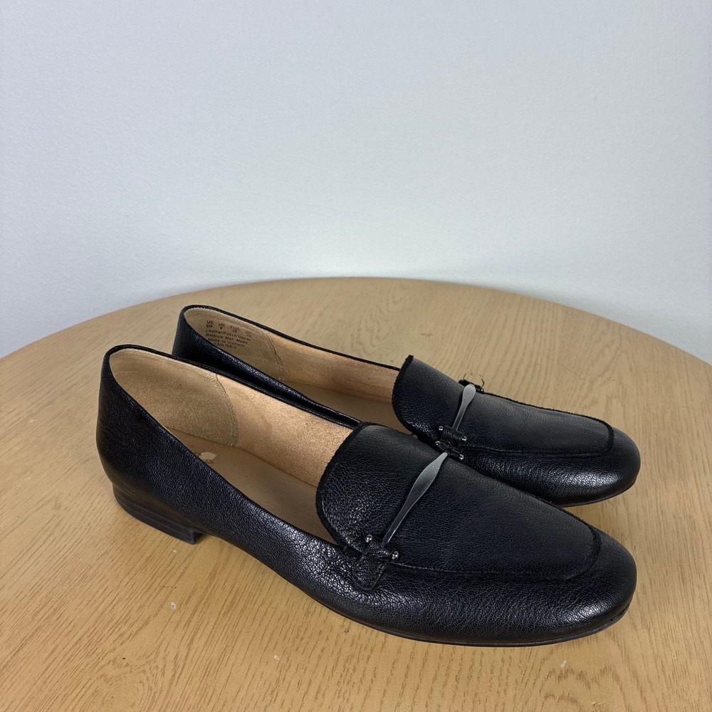 Naturalizer Emiline-L Leather Loafers Flats Women's 8M Comfort Preppy Office